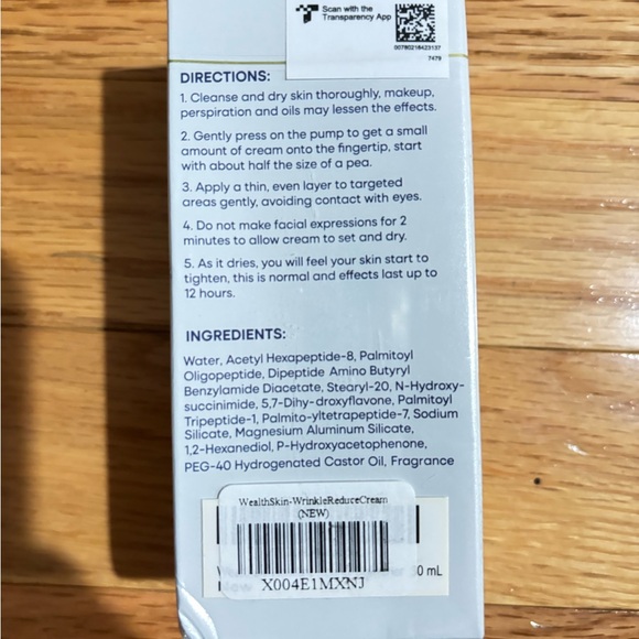 WealthSkin Wrinkle Reduction Eye Cream NWT - Picture 4 of 5